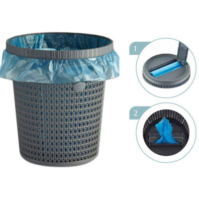 Καλάθι γραφείου ΚΝΙΤ με καπάκι