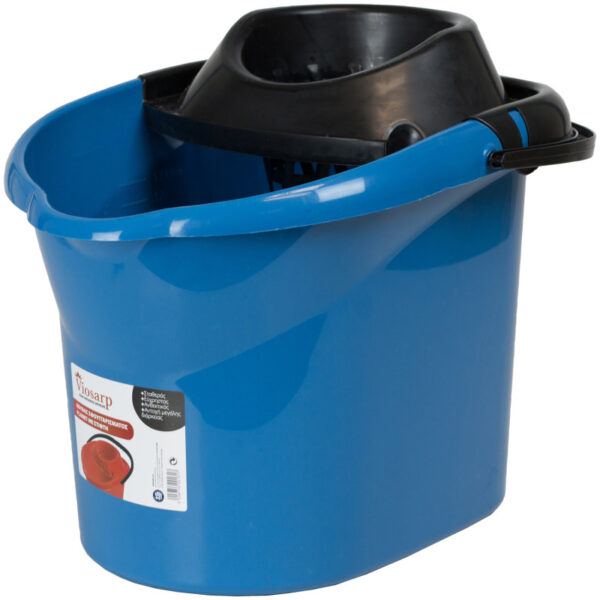 Κουβάς Σφουγγαρίσματος με στίφτη οβάλ