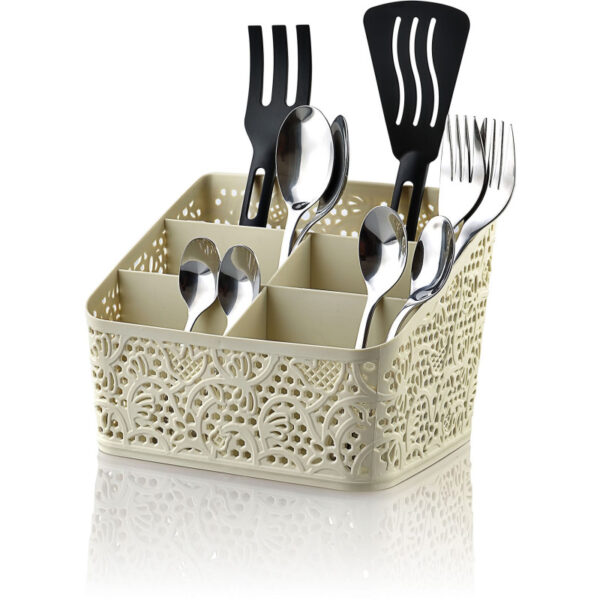 Κουταλοθήκη  δαντέλα όρθια