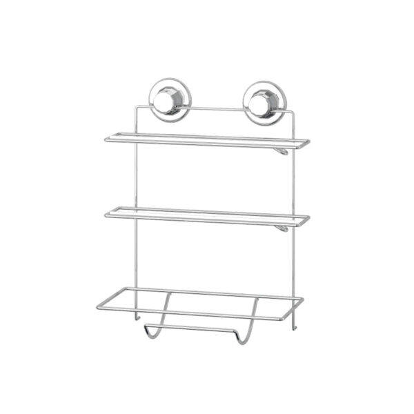 Θήκη με βεντούζα κρεμαστή για χαρτί κουζίνας αλουμινόχαρτο και ζελατίνα