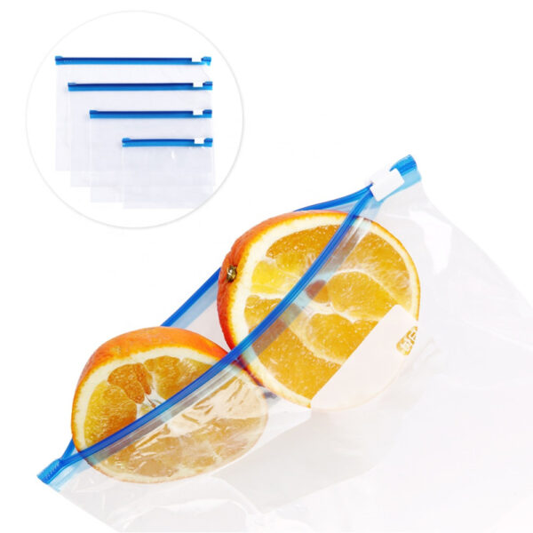 Σακούλες τροφίμων με αεροστεγές κλείσιμο με διπλό ΖΙΡ SLIDER