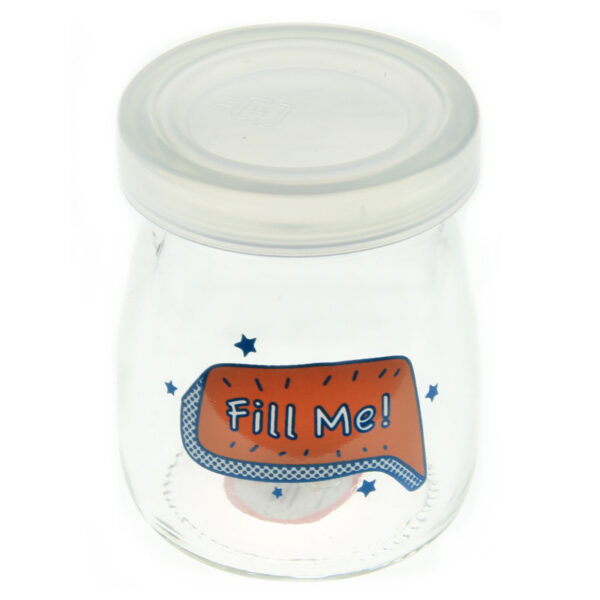 Βαζάκι γυάλινο με σχέδιο