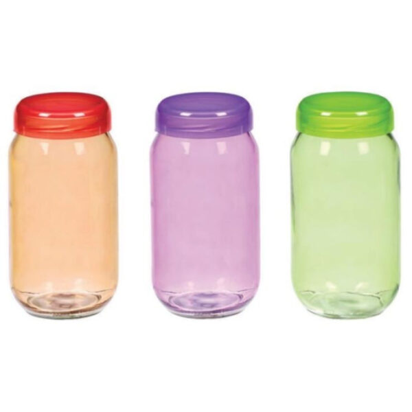 Βάζο γυάλινο απλό χρωματιστό 1L