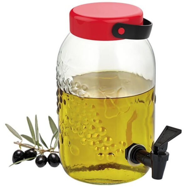 Βάζο γυάλινo με βρυσάκι