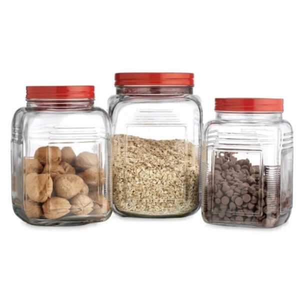 Βάζο γυάλινο τετράγωνο