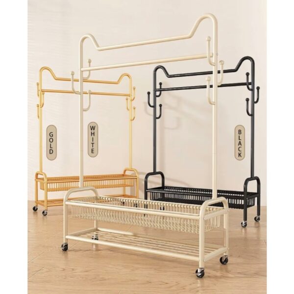 Καλόγερος - κρεμάστρα ρούχων επιδαπέδια μεταλλική