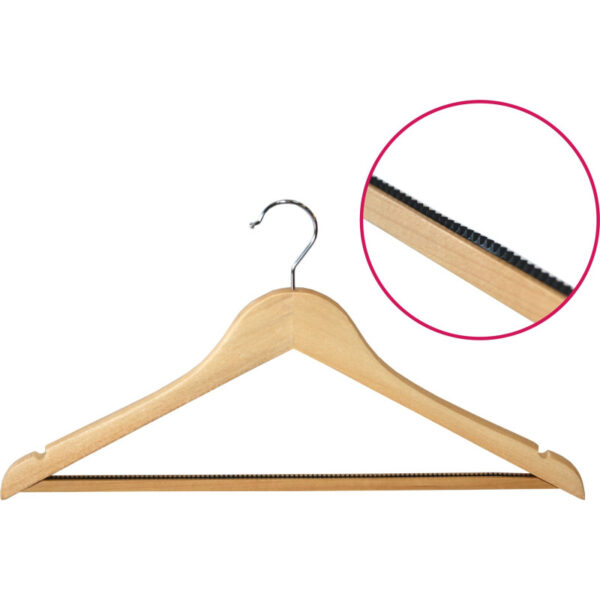 Κρεμάστρα ξύλινη ίσια αντιολισθιτική