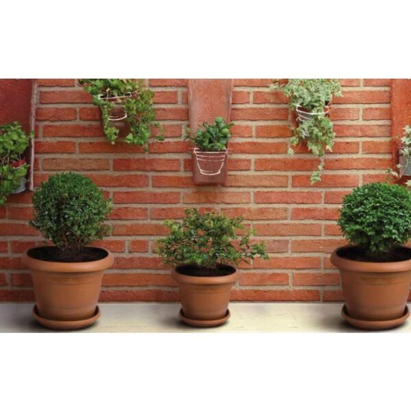 Γλάστρα πλαστική στρογγυλή