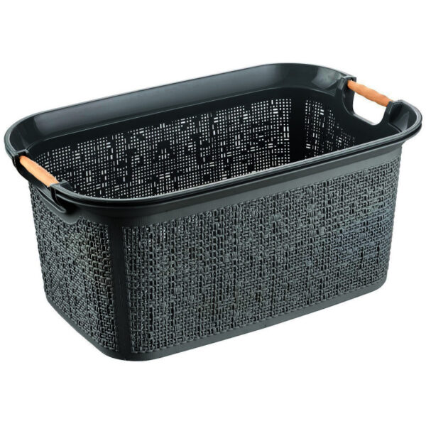 Καλάθι ρούχων με ξύλινη λαβή