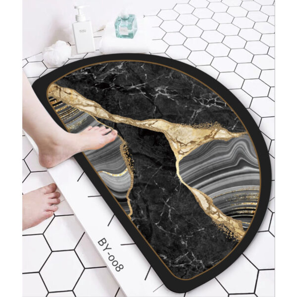 Πατάκι μπάνιου super απορροφητικό μισοφέγγαρο