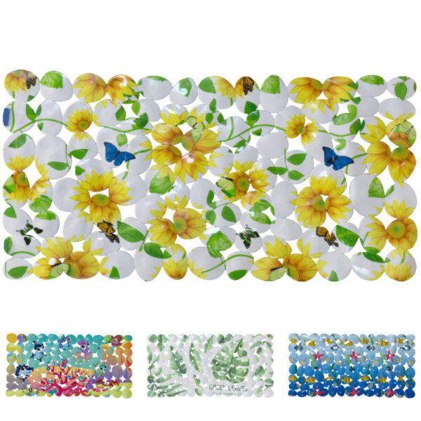 Τάπετο μπάνιου βότσαλο με σχέδιο