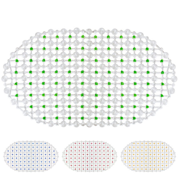 Τάπετο μπάνιου οβάλ διαφανές Ν.071