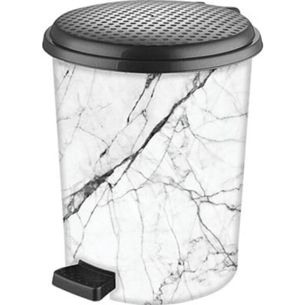 Κάδος απορριμμάτων με πεντάλ πλαστικός χρωματιστός 10L