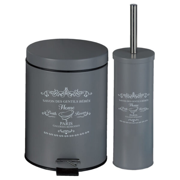 Κάδος απορριμμάτων με πεντάλ μεταλλικός και πιγκάλ