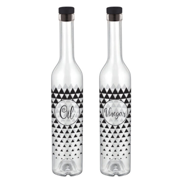 Λαδικό-μπουκάλι γυάλινο  500ml με πώμα σχέδιο