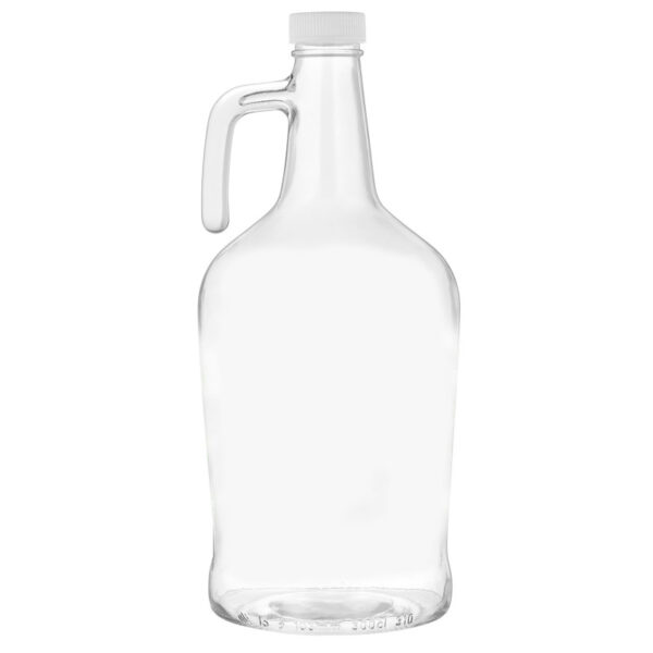 Μπουκάλι γυάλινο με λαβή για λάδι 3L