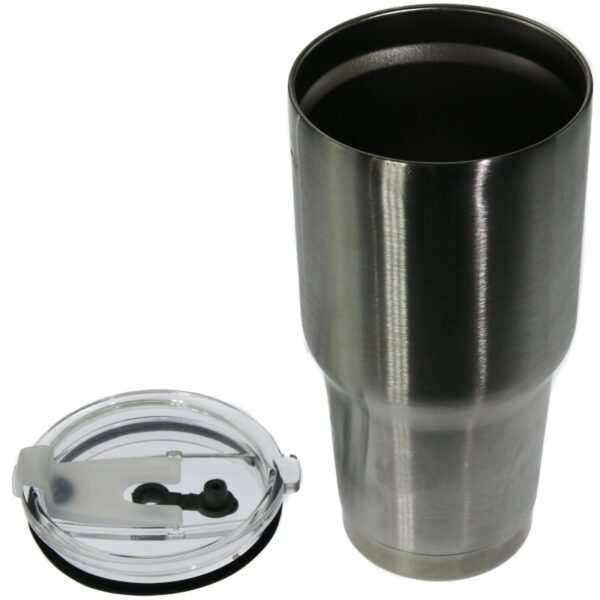 Θερμό ποτήρι ανοξείδωτο γίγας μεταλλικό χρώμα