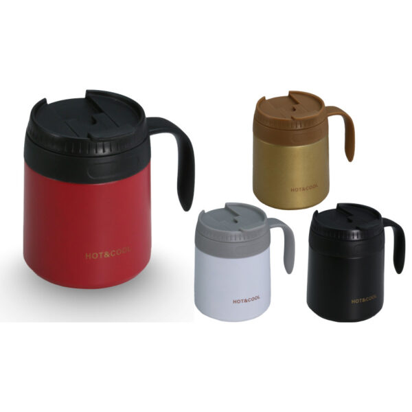 Θερμό κούπα ανοξείδωτη με πώμα 350ml