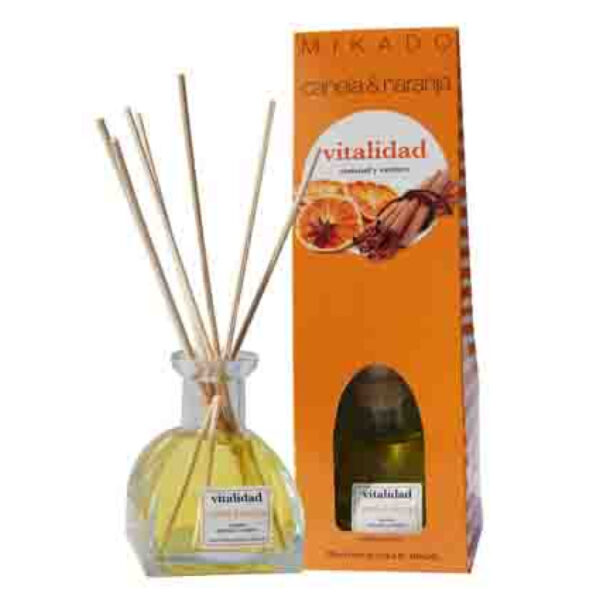 Αρωματικό χώρου με sticks mikado canela&naranja 100 ml