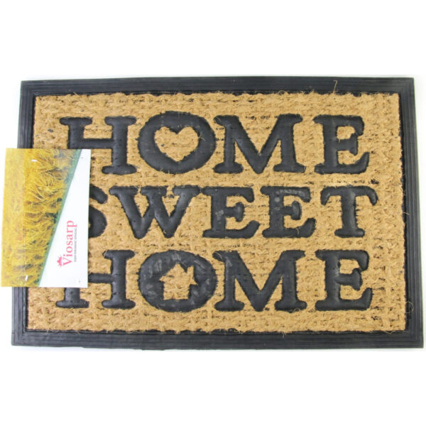 Πατάκι FDR-768 χόρτου με λαστιχο home sweet home