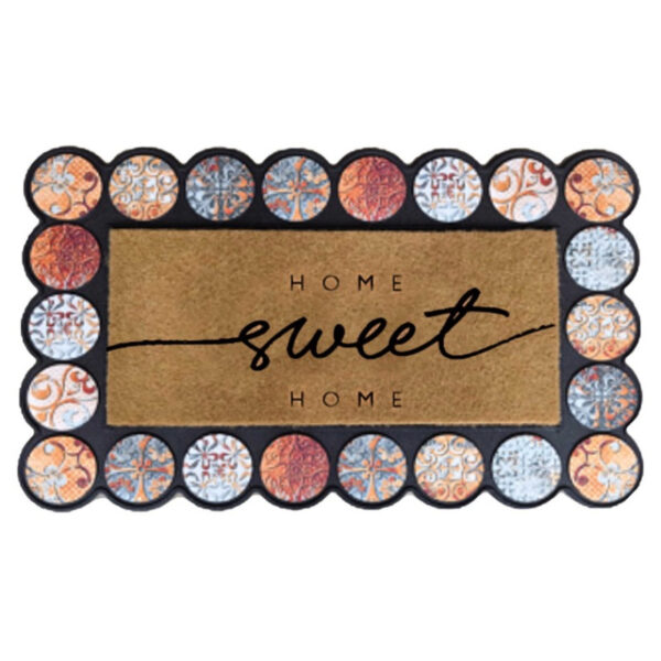 Πατάκι χόρτου με πλαίσιο σχέδιο sweet