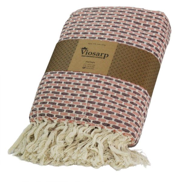 Ριχτάρι βαμβακερό cotton σχέδιο κυψέλη