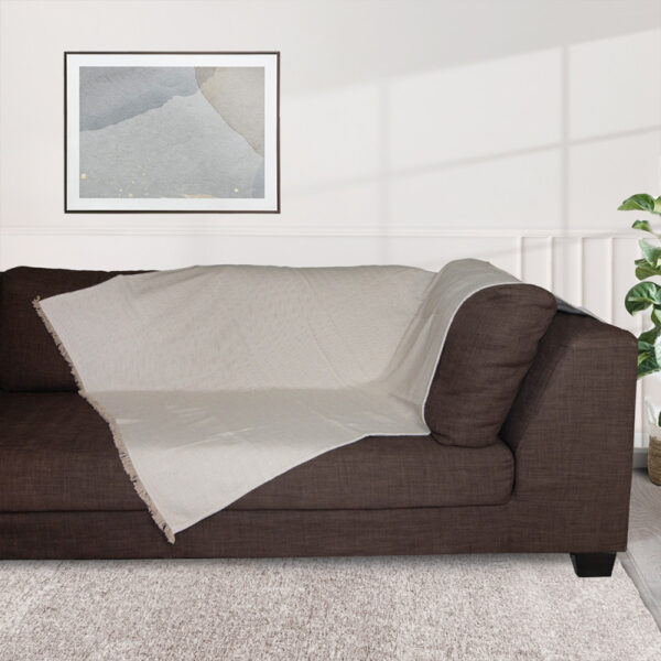 Ριχτάρι βαμβακερό polycotton σχεδιο γραμμές